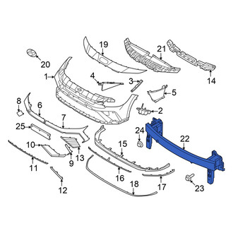 Hyundai OE - Front Bumper Impact Bar
