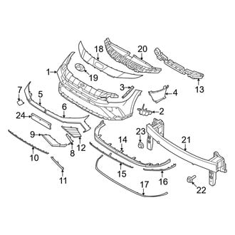 Hyundai OE - Front Bumper & Grille - Bumper & Components