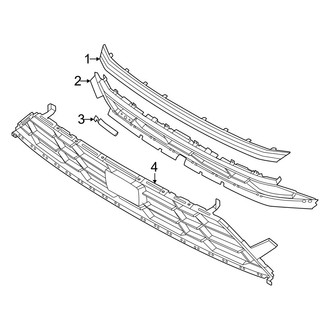 Hyundai OE - Front Bumper & Grille - Grille
