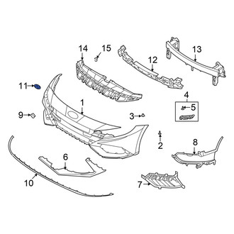Hyundai OE - Front Bumper Cover Emblem