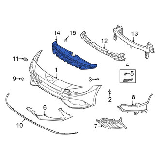Hyundai OE - Front Bumper Cover Reinforcement