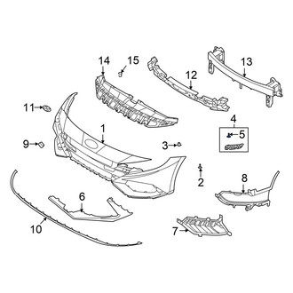 Hyundai OE - Bumper Cover Retainer