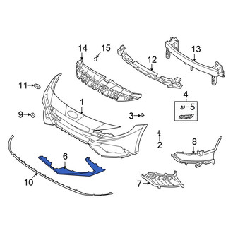 Hyundai OE - Front Left Bumper Trim