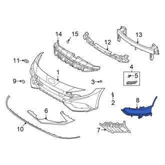 Hyundai OE - Front Right Brake Air Duct