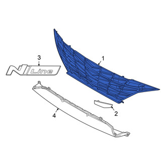 Hyundai OE - Front Upper Grille