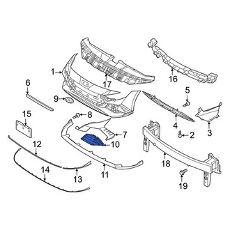 Hyundai OE - Front Left Bumper Cover Spacer Panel