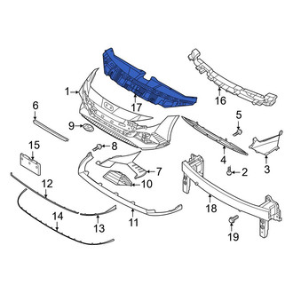 Hyundai OE - Front Bumper Cover Reinforcement