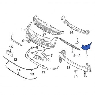 Hyundai OE - Front Right Brake Air Duct