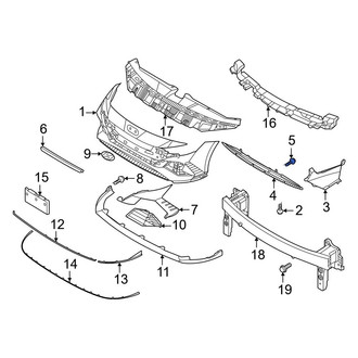 Hyundai OE - Radiator Support Air Deflector Screw