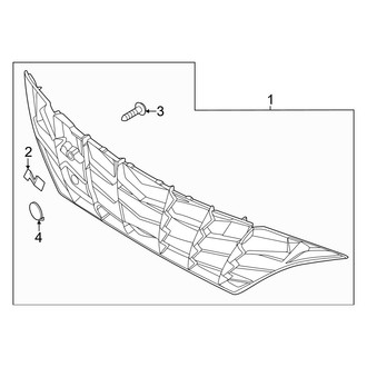 Hyundai OE - Front Bumper & Grille - Grille
