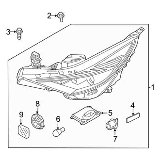 Hyundai OE - Front Lamps - Headlamp Components (LED)