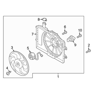 Hyundai OE - Engine Cooling Fan Assembly