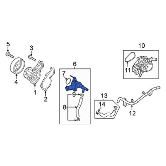 Hyundai OE - Engine Coolant Inlet Flange