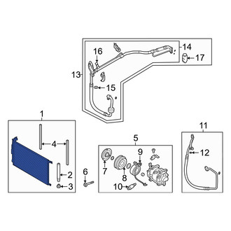 Hyundai OE - A/C Condenser