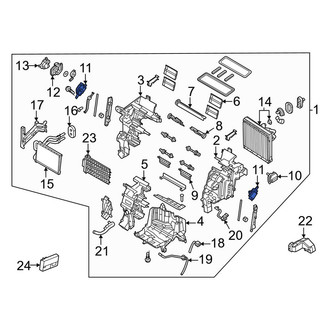 Hyundai OE - HVAC Blend Door Actuator