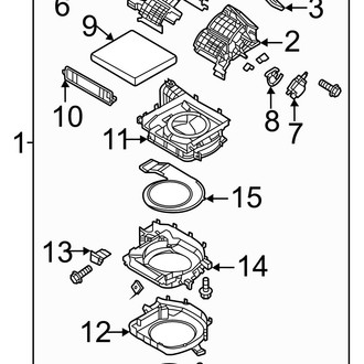 Hyundai OE - Air Conditioner & Heater - Blower Motor & Fan