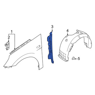 Hyundai OE - Front Right Fender Insulator