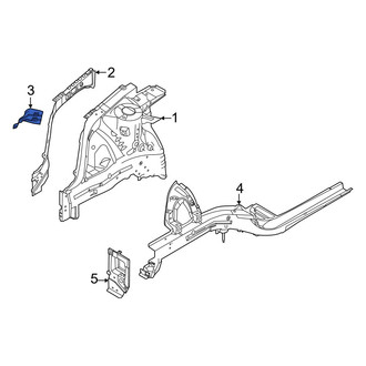 Hyundai OE - Right Fender Bracket