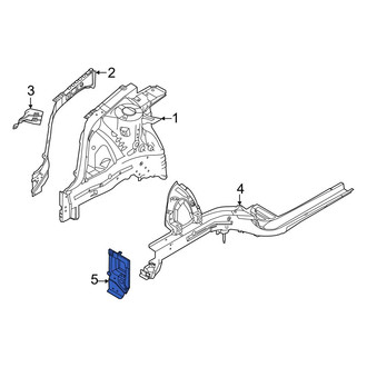 Hyundai OE - Front Left Bumper Impact Bar Bracket