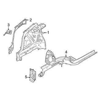 Hyundai OE - Fender - Structural Components & Rails