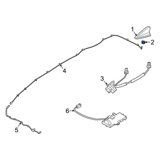 Hyundai OE - Radio Antenna Base Nut