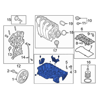 Hyundai OE - Engine Oil Pan