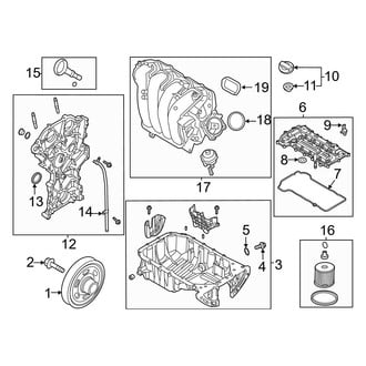 Hyundai OE - Engine / Transaxle - Engine Parts (Limited / SE / SEL)