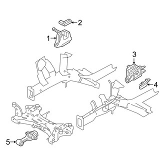 Hyundai OE - Engine / Transaxle - Engine & Transmission Mounting (2.0L)