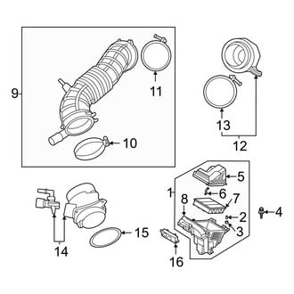 Hyundai OE - Engine / Transaxle - Air Intake