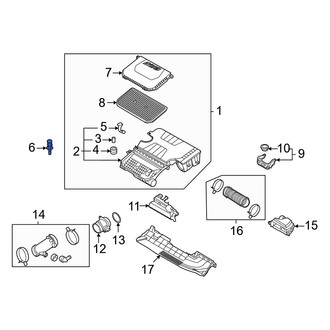 Hyundai OE - Air Filter Housing Bolt