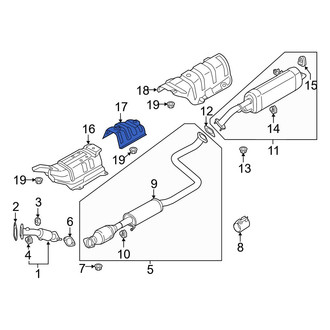 Hyundai OE - Center Floor Pan Heat Shield