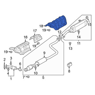 Hyundai OE - Rear Floor Pan Heat Shield