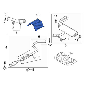 Hyundai OE - Center Floor Pan Heat Shield