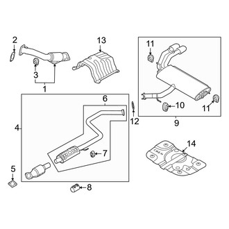 Hyundai OE - Exhaust System - Exhaust Components (N Line)