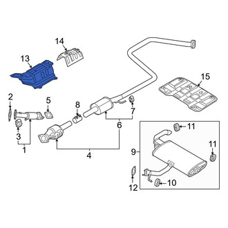 Hyundai OE - Front Floor Pan Heat Shield