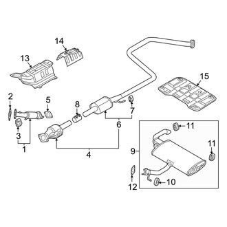 Hyundai OE - Exhaust System - Exhaust Components