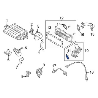 Hyundai OE - Exhaust Gas Recirculation (EGR) Tube Gasket