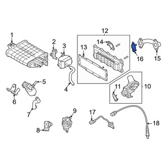 Hyundai OE - Exhaust Gas Recirculation (EGR) Tube Gasket