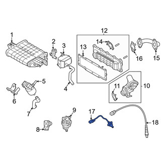 Hyundai OE - Front Oxygen Sensor