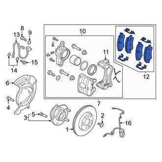 Hyundai OE - Front Disc Brake Pad Set