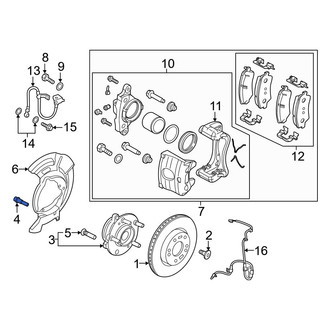 Hyundai OE - Axle Hub Mounting Bolt