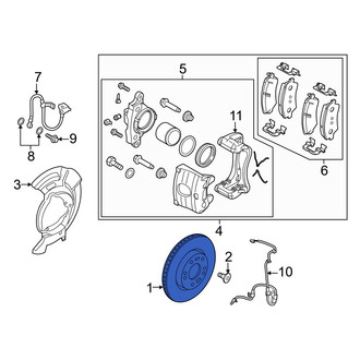 Hyundai OE - Front Disc Brake Rotor