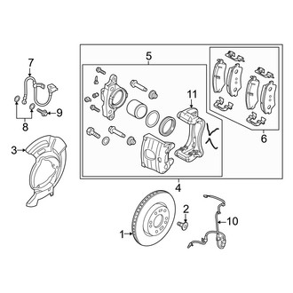 Hyundai OE - Front Suspension - Brake Components