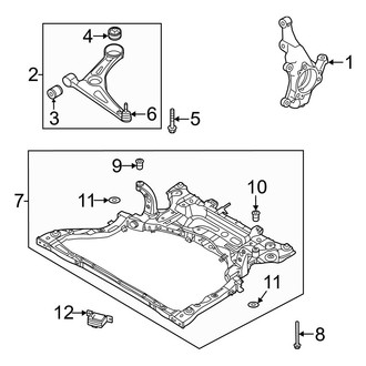 Hyundai OE - Front Suspension - Suspension Components
