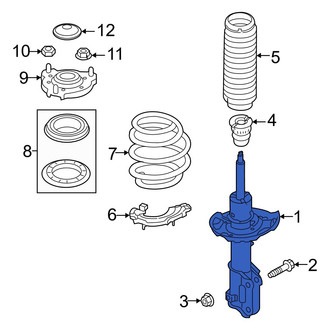 Hyundai OE - Front Left Suspension Strut