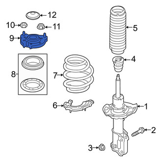 Hyundai OE - Front Suspension Strut Mount