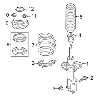 Hyundai OE - Front Suspension - Struts & Components