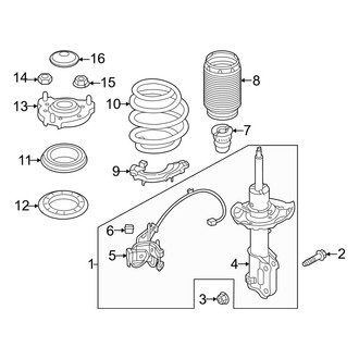Hyundai OE - Front Suspension - Struts & Components