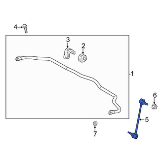 Hyundai OE - Front Suspension Stabilizer Bar Link
