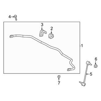 Hyundai OE - Front Suspension - Stabilizer Bar & Components